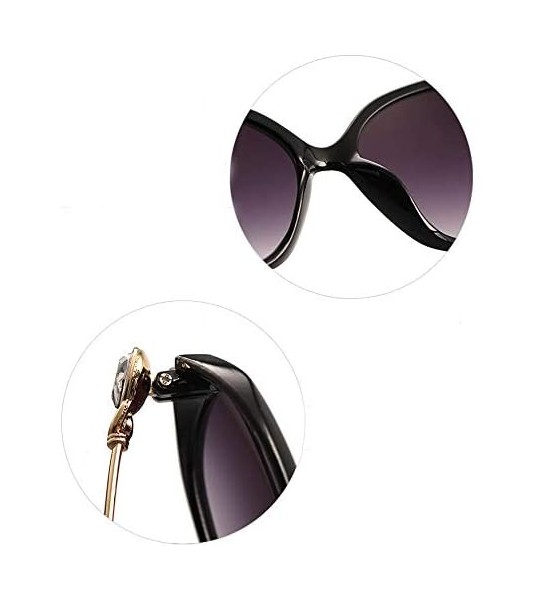 Goggle Ladies Sunglasses Driving Glasses Large Frame Polarized Sunglasses - Style3 - C718H69CGUC $15.72