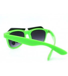 Wayfarer New Eyebrow Sunglasses Cartoon Funny Novelty Gag Gift - Gre - CW11EPLPNA3 $18.14