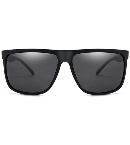 Aviator Sunglasses Men Polarized Retro Brand Designer Sun Glasses Male Driving Black - Red - CH18XEC56ES $19.80