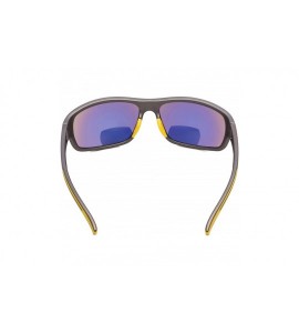 Rectangular Bifocal Sunglasses UV 400 Protection Reading Sunglasses - Gold-mirror - CS18N6AXAT5 $17.38