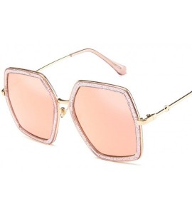 Sport Oversized Square Sunglasses Women Luxury Vintage Sunglass Fashion Big Frame Sun Glasses UV400 - Red - C8197A274CH $34.59