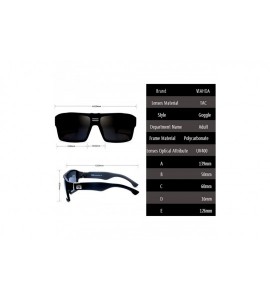 Square new Polarized Sunglasses Men Male Cool Outdoor for Driving Goggles Eyewear gafas de sol hombre - C318AU28584 $24.43