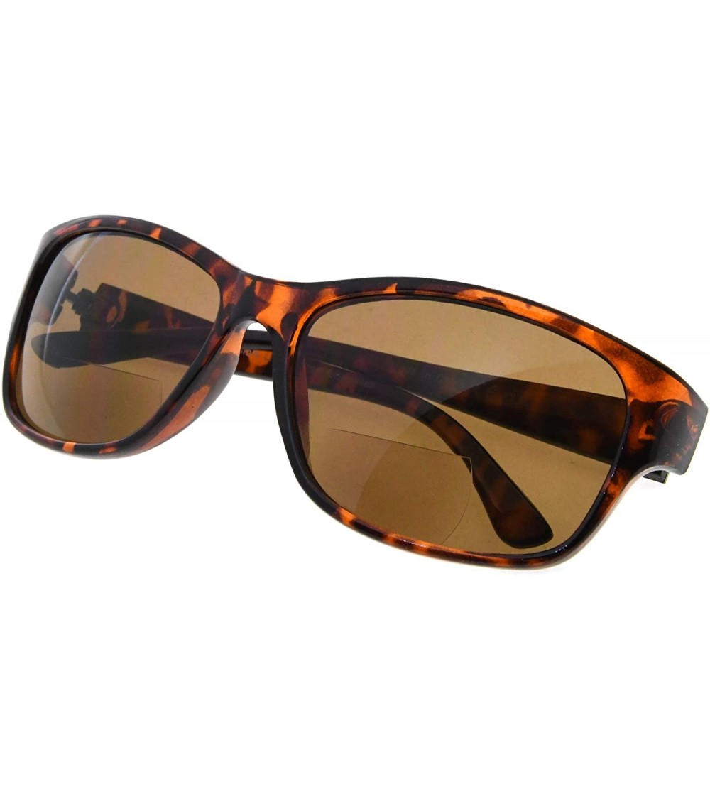Goggle Ladies Bifocal Sunglasses - Bifocal Reading Sunglasses Women - Tortoise-brown Lens - CV18TGH40H4 $24.66