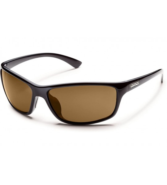 Square Polarized Optics Sentry - Black Frame/Brown Polycarbonate Lens - CW11QLOZBPF $83.40