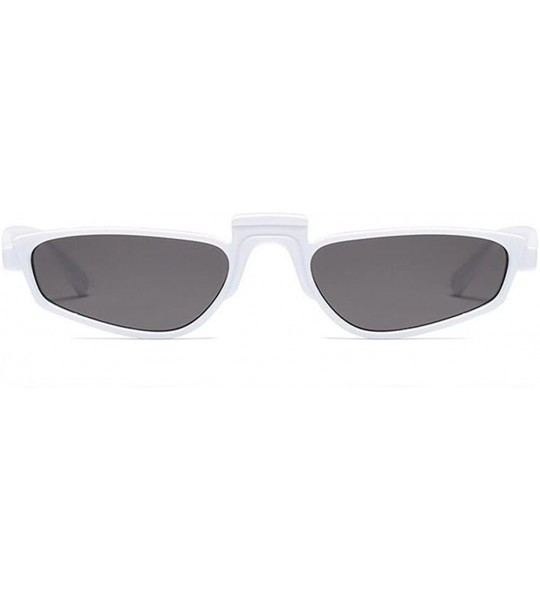 Goggle Unisex Retro Vintage eyewear Fashion Small Square Frame Mini Sunglasses - C2 - C91807D7GXZ $18.40