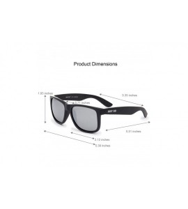 Wayfarer Unisex Polarized Tr90 Sunglasses Vintage Sun Glasses for Running Fishing Golf Driving Men and Women - CP18T2LA86T $2...