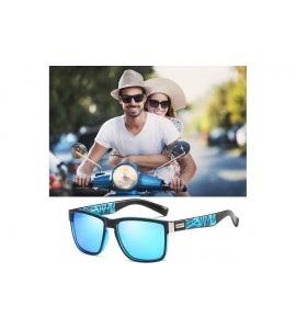 Sport Polarized Sunglasses UV Protection Driving Sunglasses for Outdoor Sport - Sky Blue - C018M4UDMER $19.72