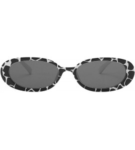 Oversized Polarized Sunglasses Fashion Glasses Protection - Spot - CD18TND2CER $29.38