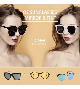Oversized 97018 XXL Premium Oversize Mirrored Funky Flat Sunglasses - Marble Brown - CM18OKD2ECG $27.08