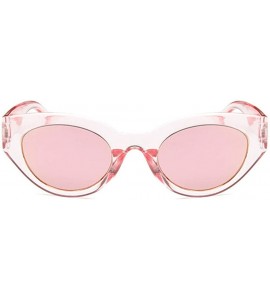 Cat Eye sexy retro cat eye sunglasses women small white triangle vintage sun glasses red - Leopard-gray - CE18WXSEOEY $48.18