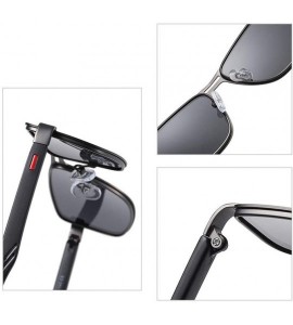 Shield Sunglasses Polarized Tactical Mirrored Protection - D - CL199AXDCA7 $55.56