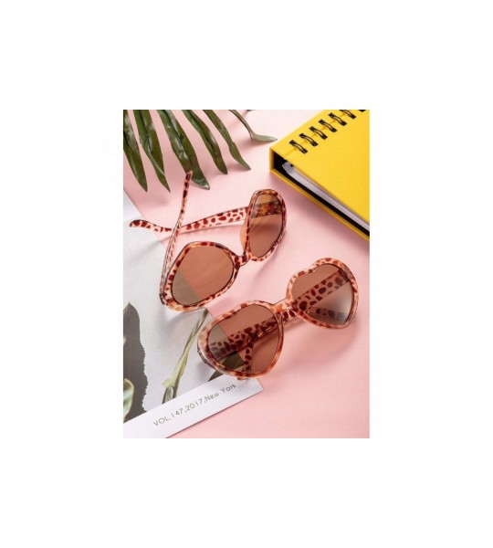 Rimless 12 Pieces Neon Colors Heart Shape Sunglasses for Women Party Favors and Festival - Leopard - C818UQNEK83 $34.68