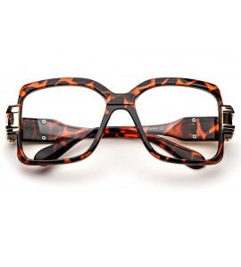 Oval Newbee Fashion Oversized Clear Lens - 1991 Tortoise - CM17XXRZMD6 $22.47