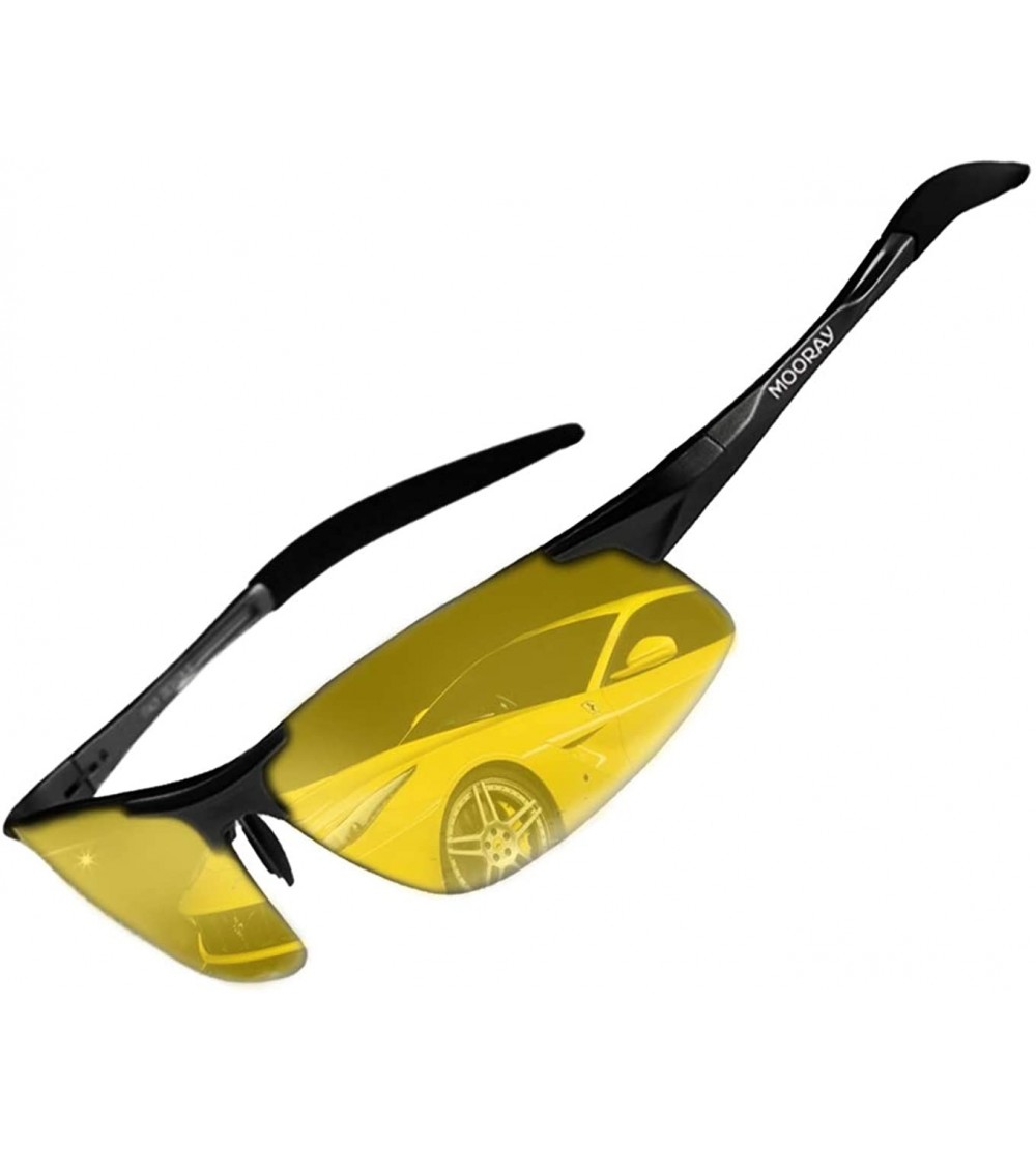 Square Mens Sports Polarized Sunglasses UV Protection Fashion Sunglasses for Men Fishing Driving - CU18N0CK869 $40.17