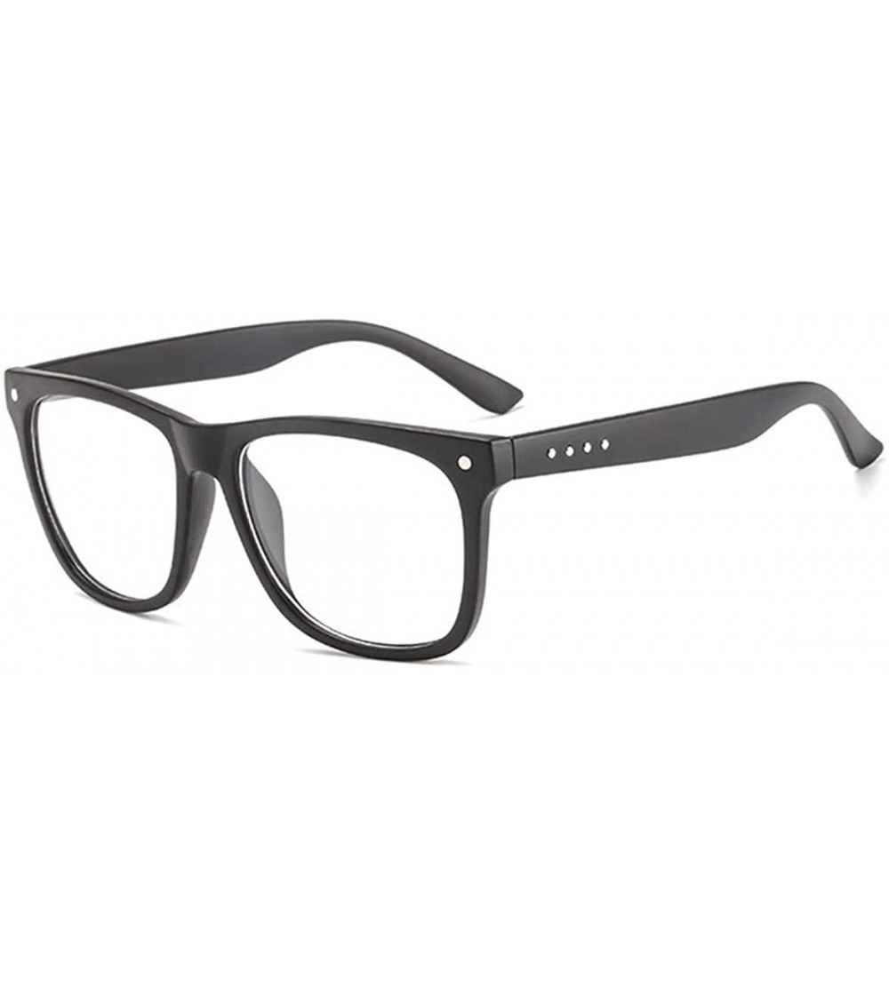 Wayfarer Unisex(Womens Mens) Fashion Frame retro Classic Eyewear Clear Lens Glasses - Color 4 - C118M2H7EEN $20.40