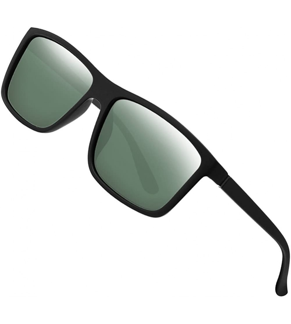 Oversized Polarized Sunglasses for Men Driving Mens Sunglasses Rectangular Vintage Sun Glasses For Men/Women - CH188CEKISZ $2...