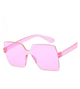 Square Fashion Sunglasses Women Ladies Red Yellow Square Sun Glasses FeDriving Shades UV400 Oculos De Sol Feminino - CW198AHL...