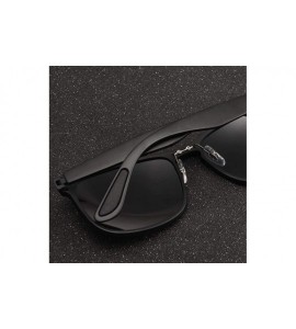 Oversized Polarized Sunglasses Men Driving Sunglasses Coating C1Black - C2gray - CI18YZTYTW6 $30.10