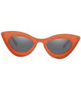 Cat Eye Fashion Womens Cat Eye Sunglasses Outdoor Party Eyewear UV Protection Shades - Orange - CH190220Q87 $20.66