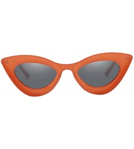 Cat Eye Fashion Womens Cat Eye Sunglasses Outdoor Party Eyewear UV Protection Shades - Orange - CH190220Q87 $20.66