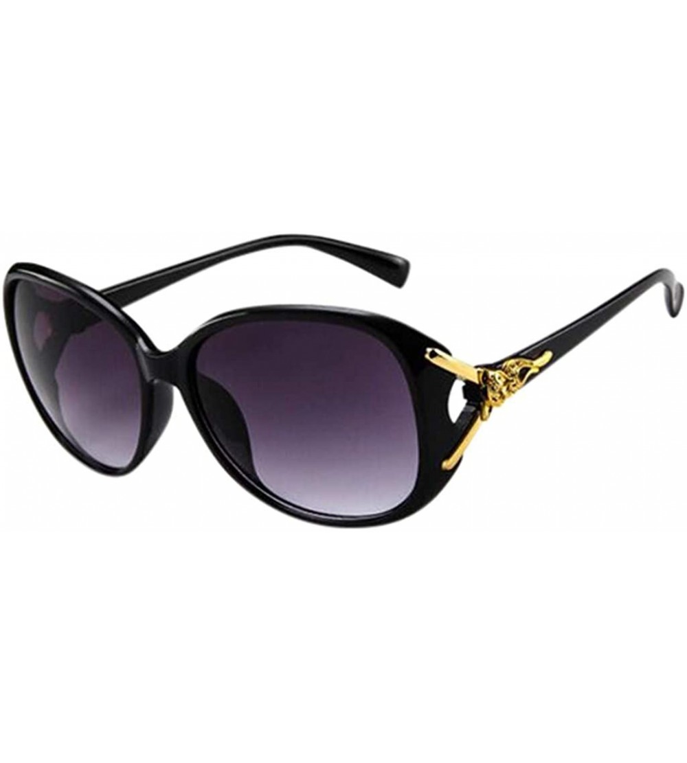Square Sunglasses for Women Men - Plastic Frame Lens Retro Shades UV400 Protection Sun Glasses - Black - C0190DZMGI7 $17.95