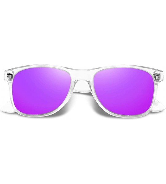 Rectangular Polarized Sunglasses for Men Retro - Polarized Retro Sunglasses for Men FD2149 - 2.1-transparent-purple - CU18A74...