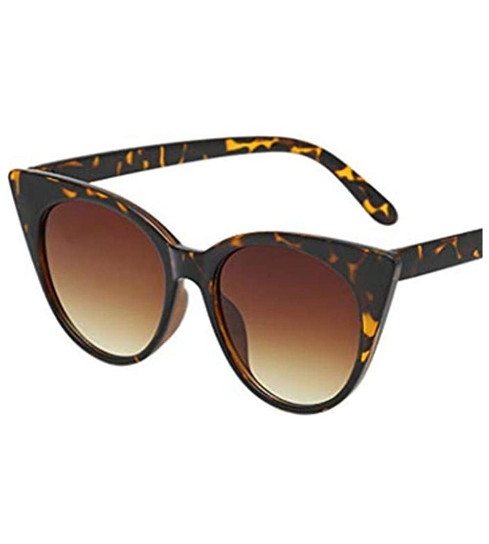 Oversized Fashion Sunglasses For Man Women- Cat Eye Mirrored Smasll Frame Eyewear Vintage Glasses - Multicolor 1 - CI18S8L7LX...