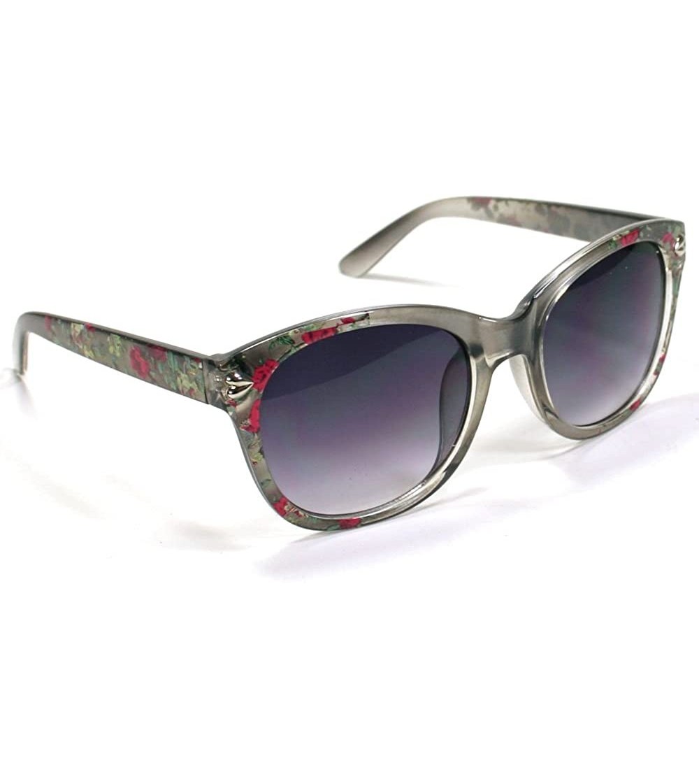 Shield Women's Aviator Sunglasses W474 - Grey - CE11EEAPGDJ $17.56