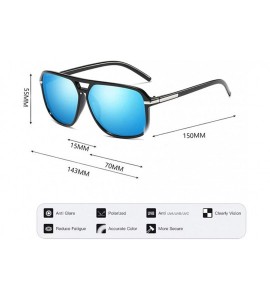 Round Polarized Sunglasses Outdoor Protected Oversized - C618TN22Y8Z $34.98