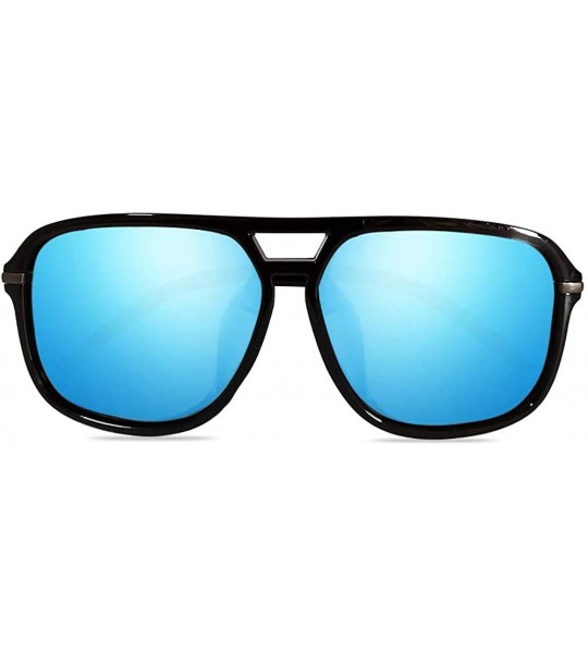 Round Polarized Sunglasses Outdoor Protected Oversized - C618TN22Y8Z $34.98