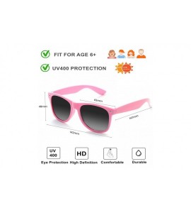 Square 12 Pack Vintage 80's Retro Unisex Neon Sunglasses Party Favors for Kids and Adults - Pink - CV198DQ4LQR $30.35