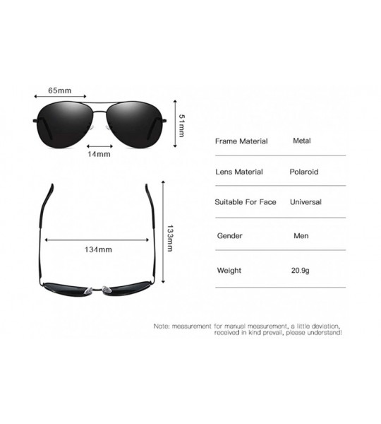 Oversized Polarized Sport Sunglasses for Men Ideal for Driving Fishing Cycling and Running UV Protection - P - CN198O2QXO6 $3...