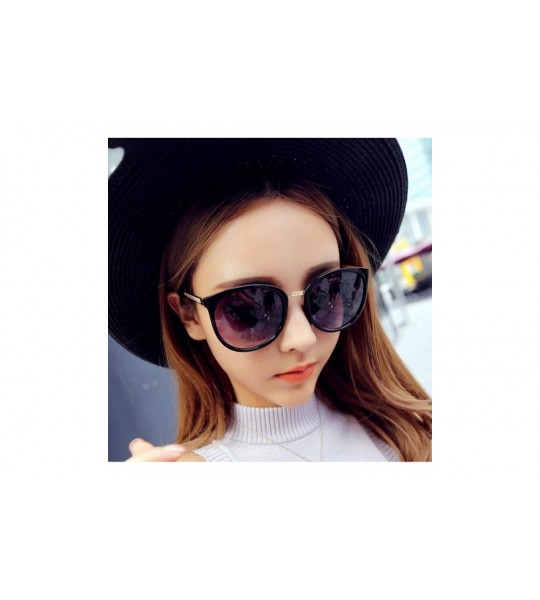 Oversized Round Glasses Oversized Sunglasses Women Brand Designer Luxury Womens Eyeglasses Big - 2 - C218W6I0EK6 $22.58