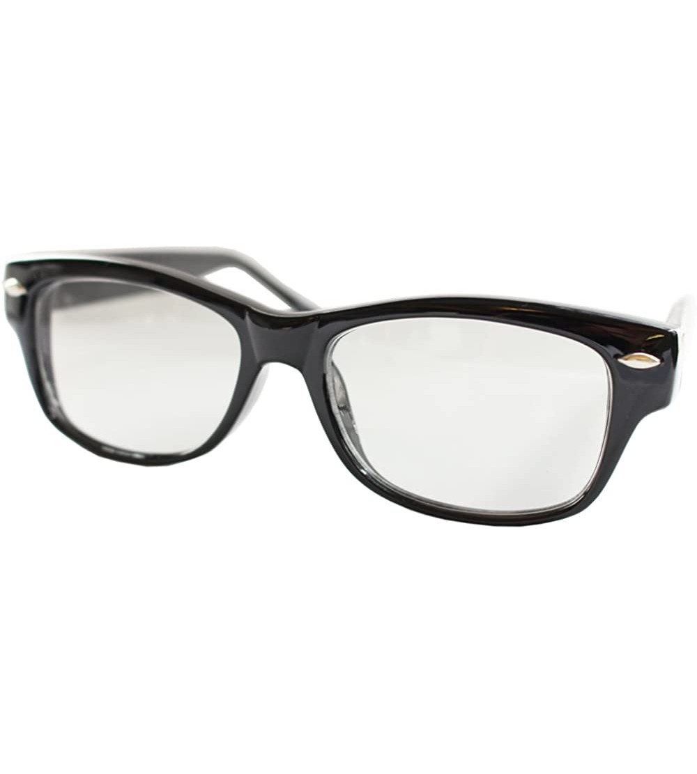 Wayfarer Japan Made Vintage Sunglasses Unisex UV protection For Men/Women - Black/Light Smoke - CQ1836509ON $26.82
