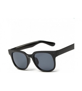 Aviator Fashion classic aviator sunglasses - Black/Grey C1 - C512E3IVLMR $17.99