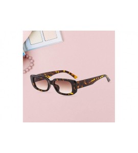 Square Fashion Sunglasses Women Men Square Small Frame Eyeglasses Driving Eyewear - C - CS190O0XY7E $18.03