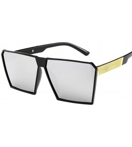 Aviator Square Small Vintage Metal Frame Retro Shade Glasses Hexagonal Polarized Sunglasses Men Women - A - CP19023U00Z $17.27