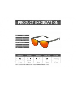 Wayfarer Sunglasses for Men Women Polarized sunglasses Fashion Vintage Wayfarer Sun Glasses - C6 - CM18E7CKNI9 $18.91