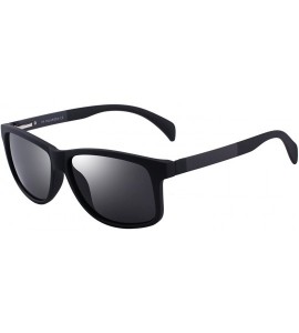 Sport Polarized Sports Fishing Sunglasses for Men O8507 - Black - CW18H36TEYX $30.69