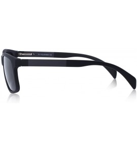 Sport Polarized Sports Fishing Sunglasses for Men O8507 - Black - CW18H36TEYX $30.69