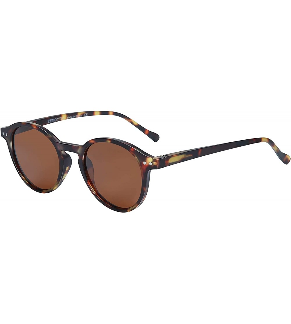 Round Polarized Round Sunglasses Stylish Sunglasses for Men and Women Retro Classic Multi-Style Selection - CX18N8YCEGY $25.02