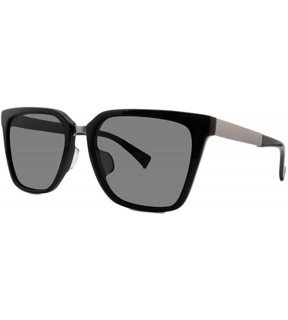 Oversized Winter - Fashionable oversize handmade polarized sunglasses for Asian faces - C119037C824 $95.99