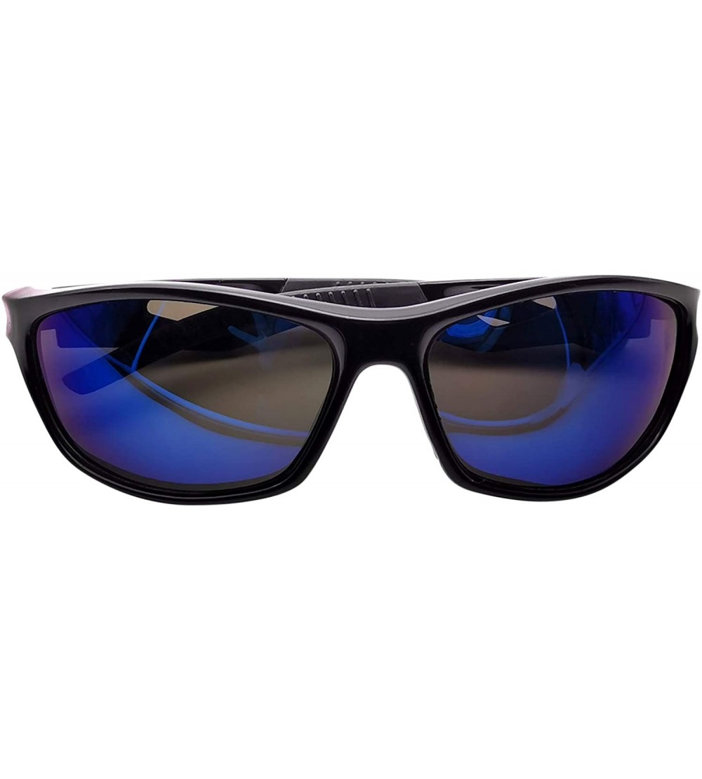 Sport Sunglasses Classic Small Round Metal Frame for Women Men - Black-6 - CQ199KS0H4N $35.34