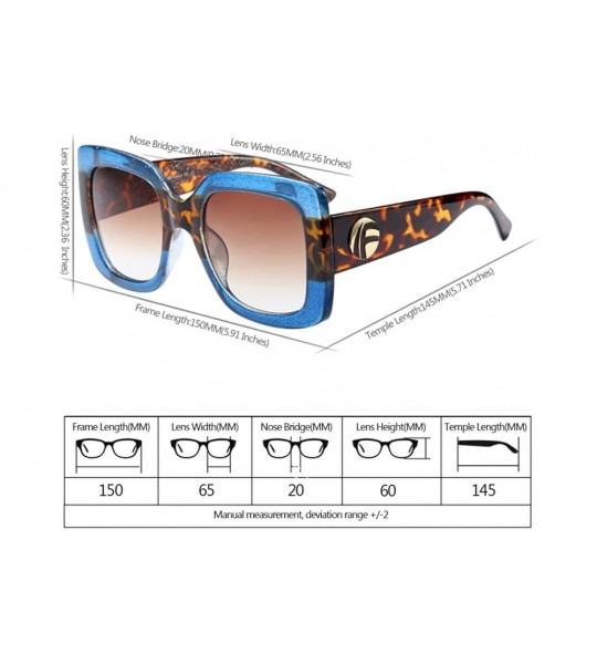 Oversized New Women Fashion Oversized Sunglasses UV400 Protection - Style 04 - C718GWMYXGA $20.14