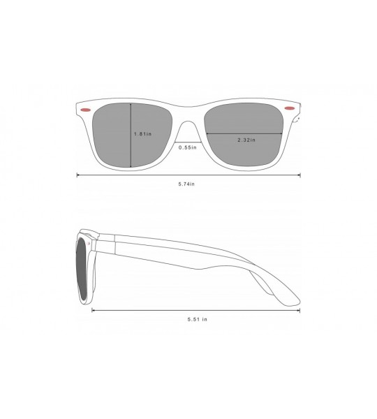 Rectangular Polarized Mens Driving Sunglasses for Men Women TR90 Frame Driving Fishing Cycling Outdoor Activity - CX194R4UERY...