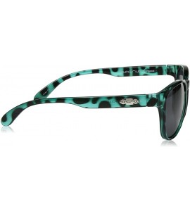 Square Loveseat Polarized Sunglasses - Petrol Tortoise - C11806A6A07 $89.65