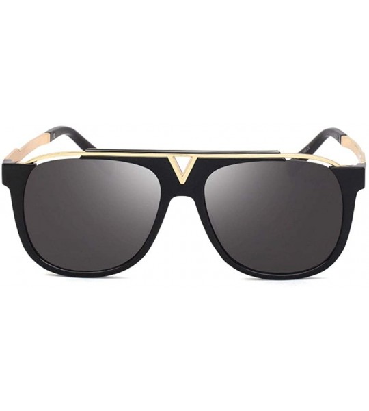 Oversized Retro Pilot Sunglasses For Men and Women Oversized Classic Sunglasses UV400 Protection - 1 - CR190GDU6NE $29.53