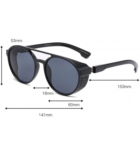 Rimless Men Polarized Vintage Eye Sunglasses Retro Stylish Eyewear Fashion Radiation Protection - Black - C318S0T6MUM $14.19