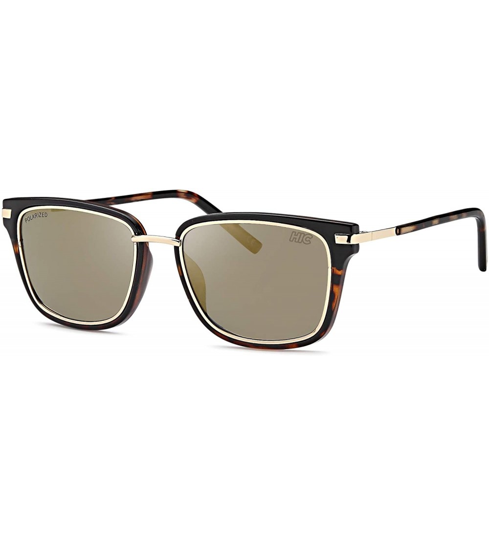 Sport Premium HIC Polarized Sunglasses-Stainlesssteel-TR90-Pro Fashion Sport Sunglasses Mae/Tessa - Black - CD18XUR623S $83.64