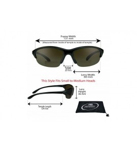 Wrap Bifocal Sunglasses ANSI z87.1 Safety Smoke or Brown Lenses. Pink or Black Frames - Black With Brown - CQ18DNIMDO0 $34.91